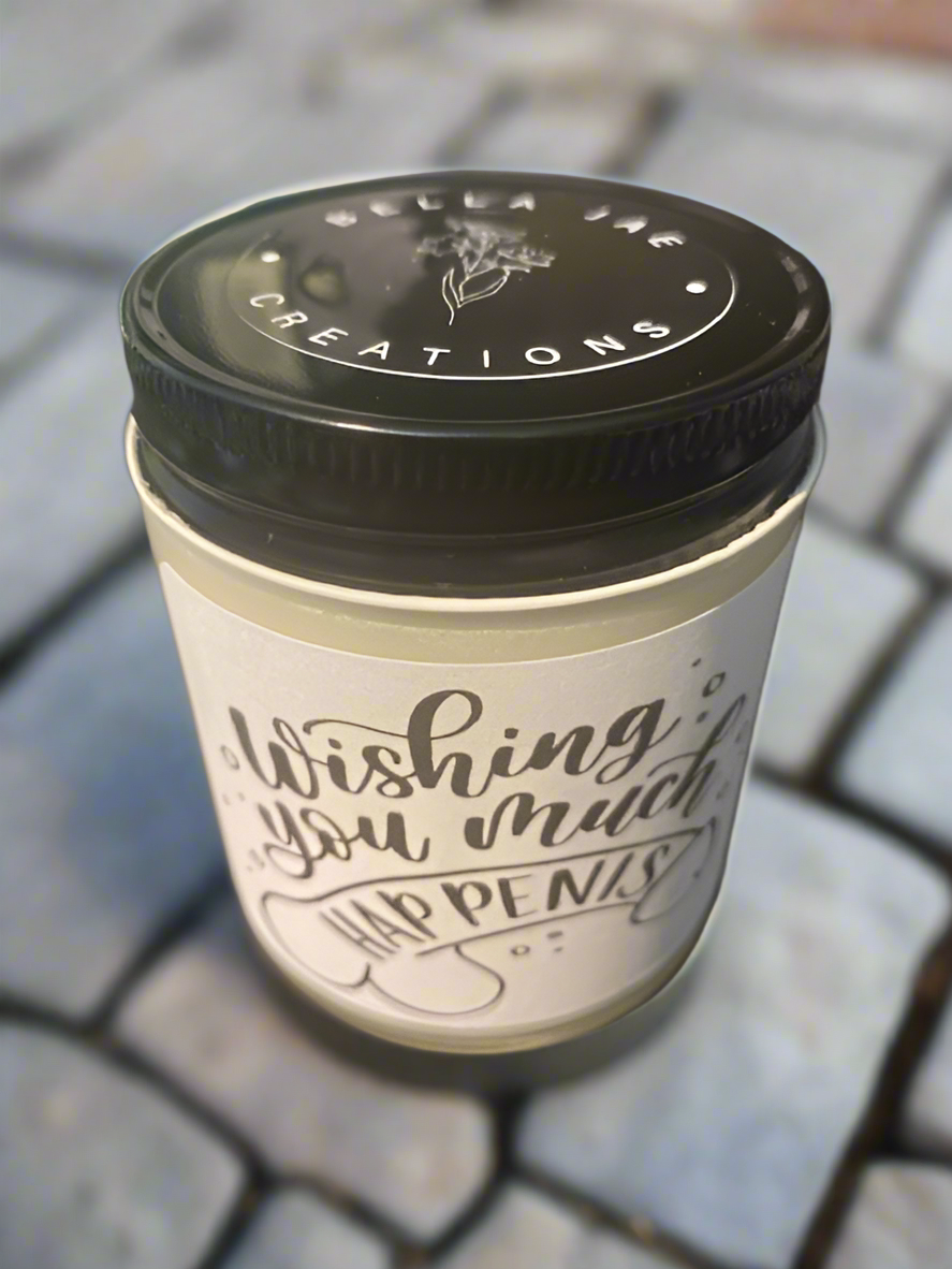 Wishing You Much Happenis Penis Candle