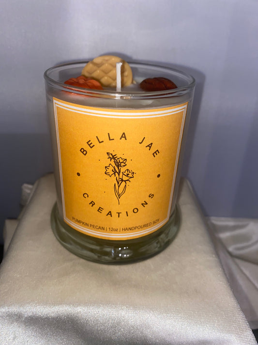 Pumpkin Pecan Waffle Scented 12 oz Soy Candle