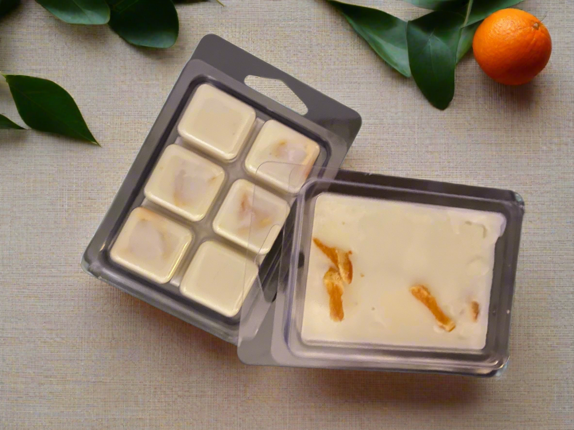 Orange Citrus Scent Cube Soy Candle Melts