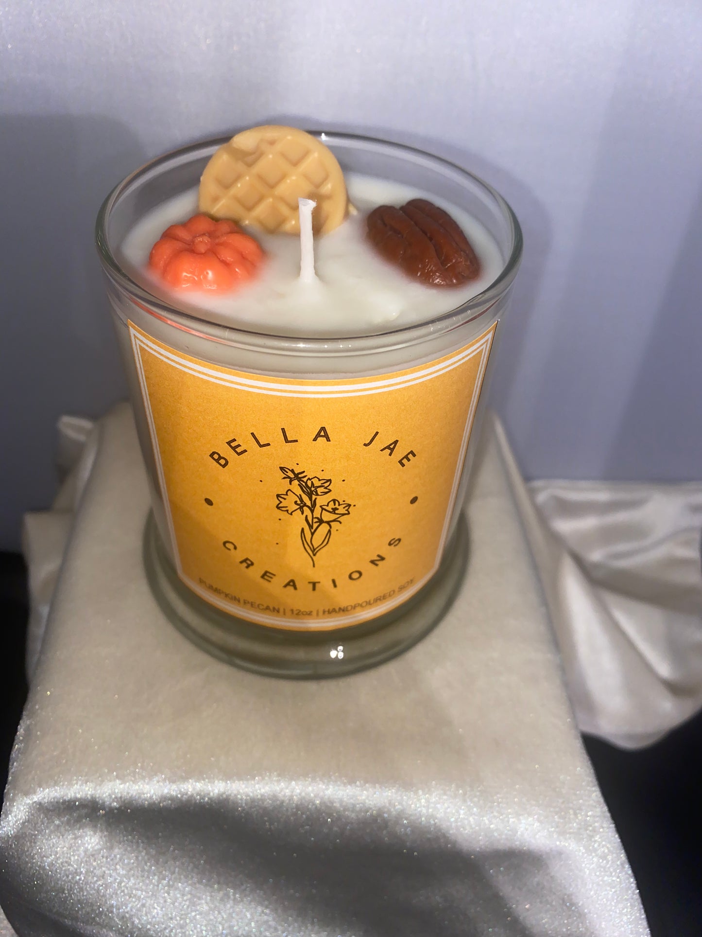 Pumpkin Pecan Waffle Scented 12 oz Soy Candle