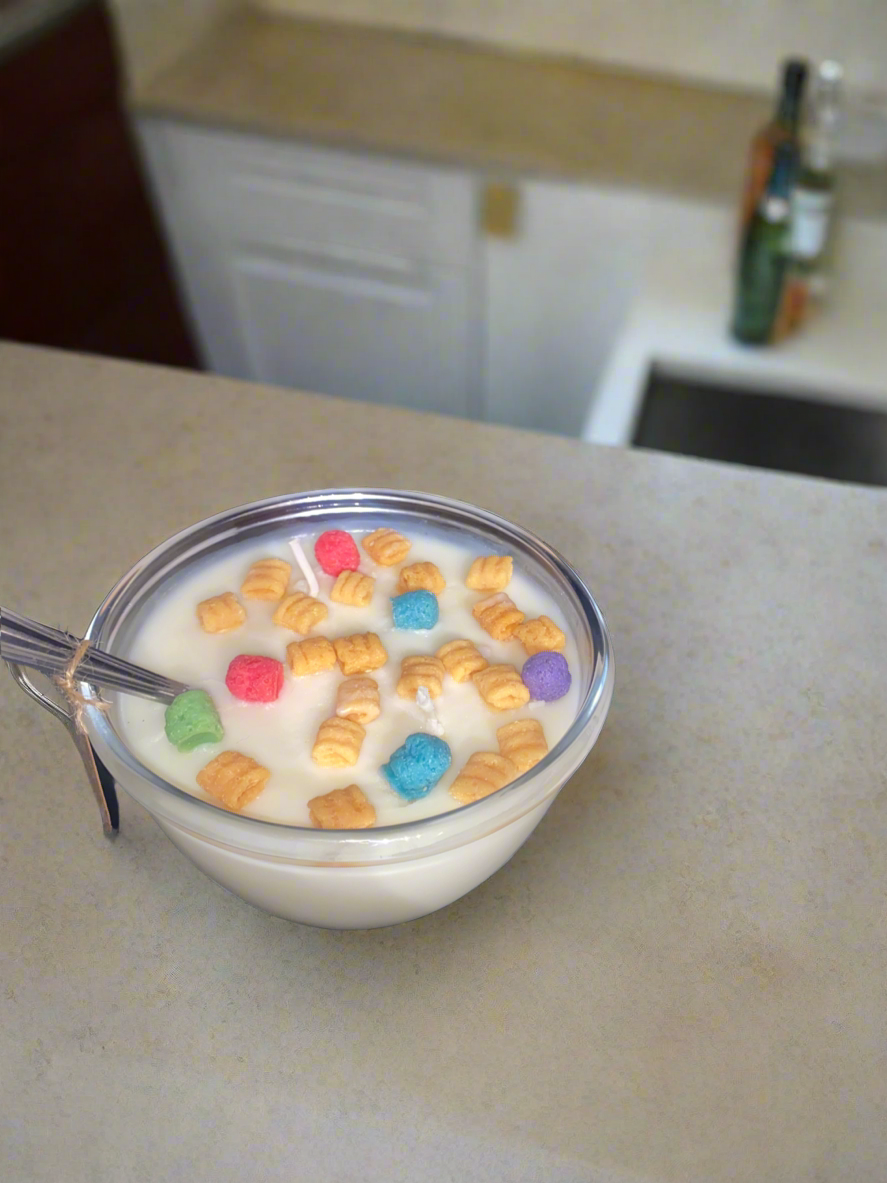 Captain Crunch 12oz Scented Cereal Bowl Soy Candle