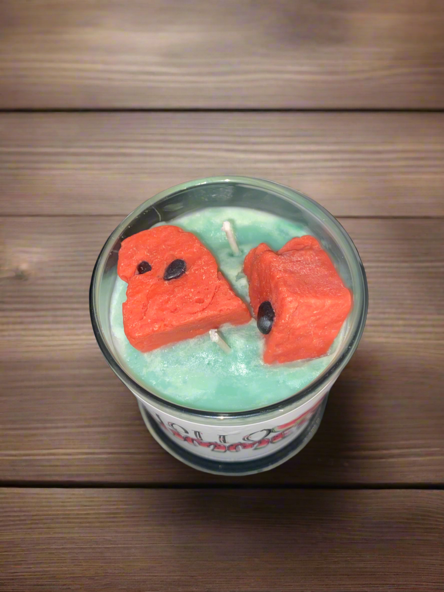 Summer Time Watermelon Scented 12 oz Soy Candle