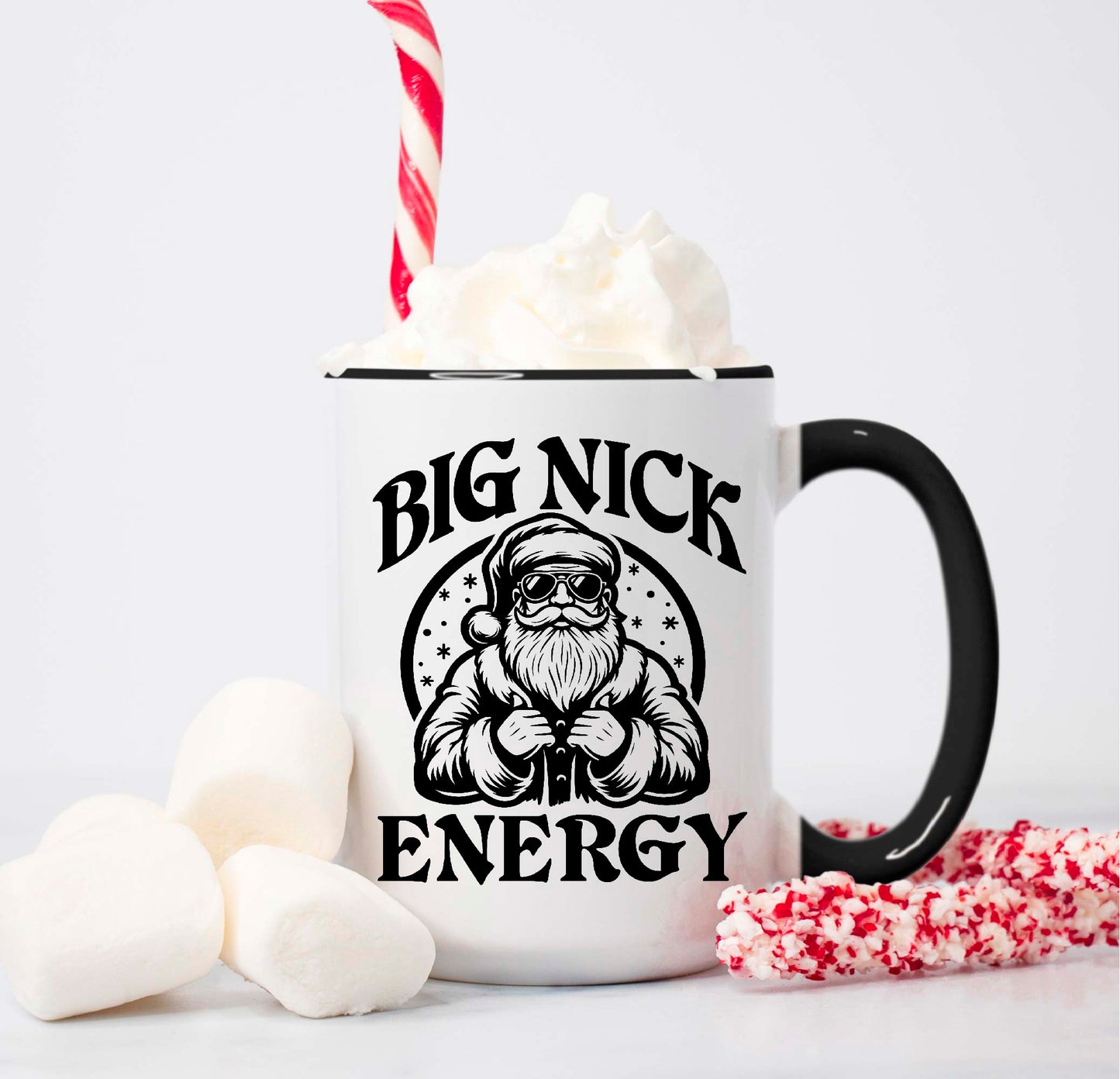 Big Nick Energy Santa Coffee Mug