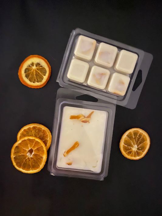 Orange Citrus Scent Cube Soy Candle Melts