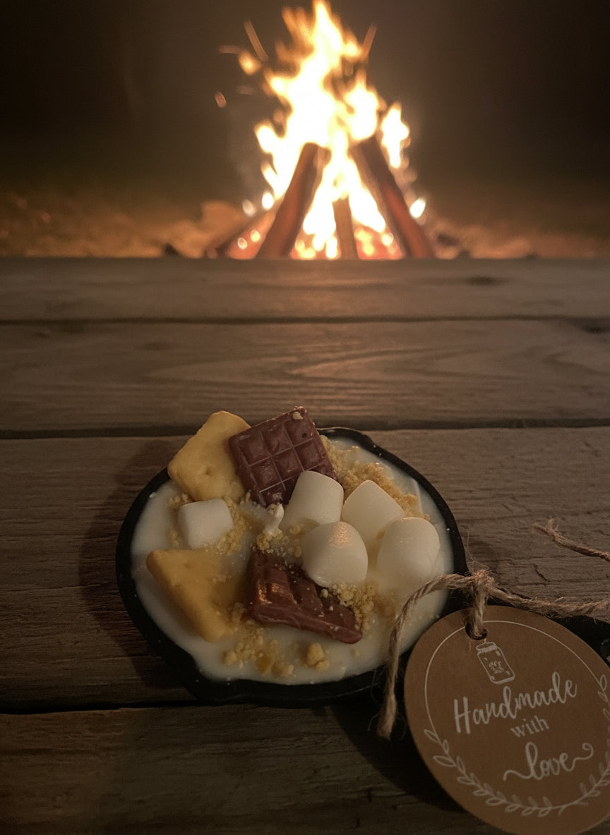 S’mores Crumble Scented Soy Candle 6oz Cast Iron Skillet