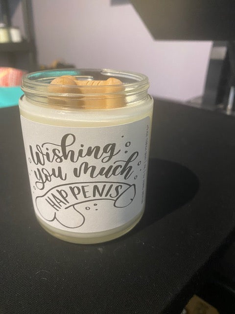 Wishing You Much Happenis Penis Candle