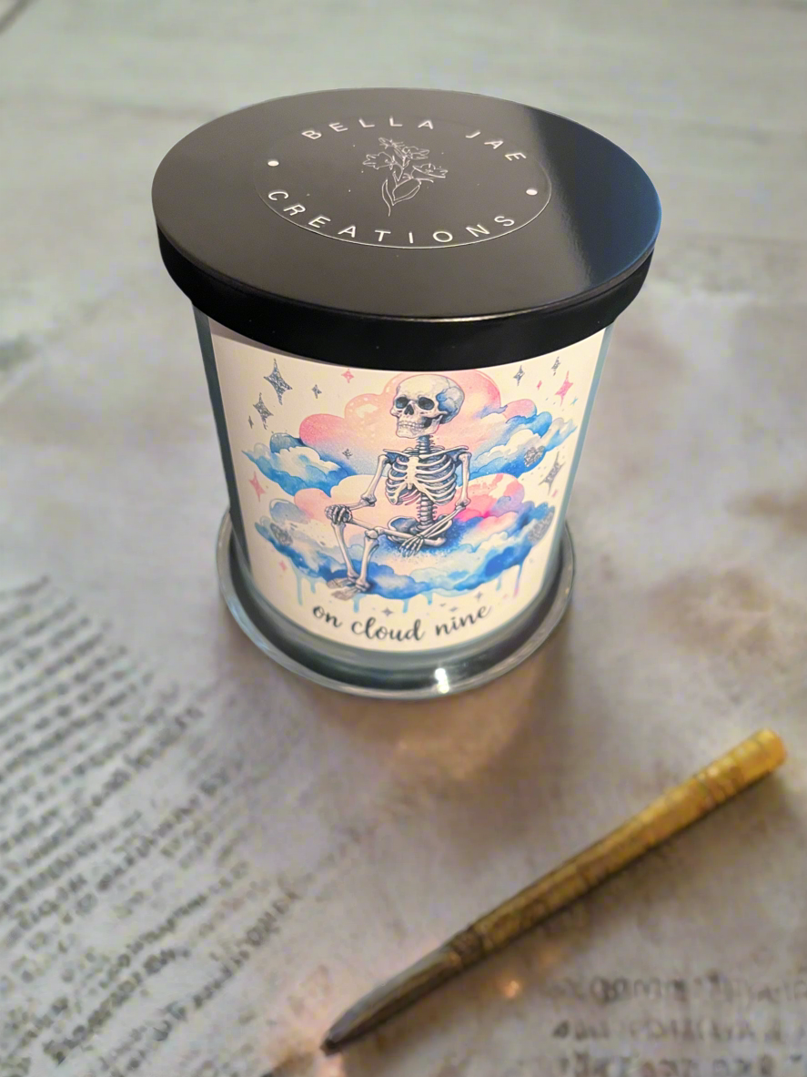 Cloud 9 Skeleton Scented 12 oz Soy Candle