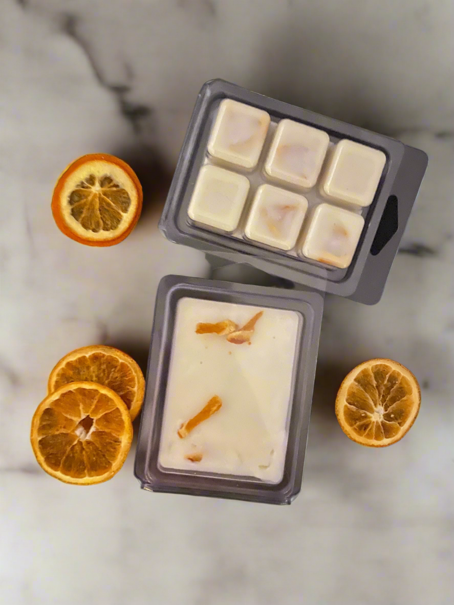 Orange Citrus Scent Cube Soy Candle Melts