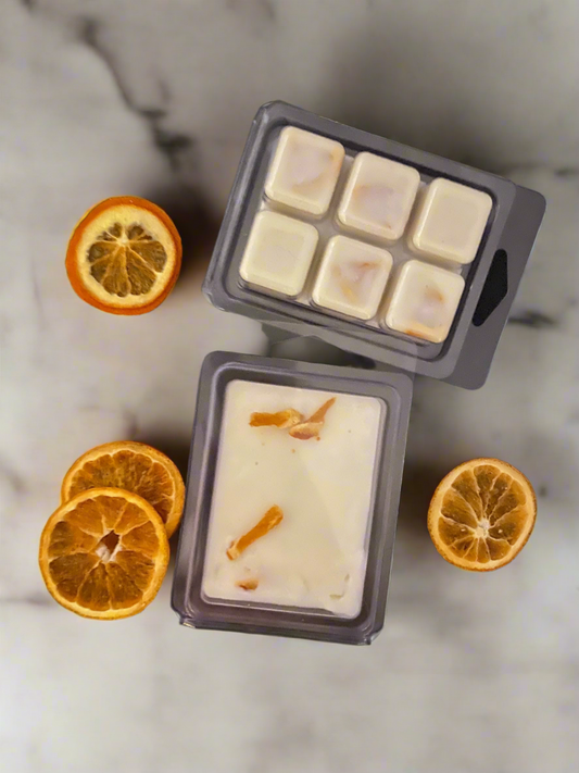 Orange Citrus Scent Cube Soy Candle Melts