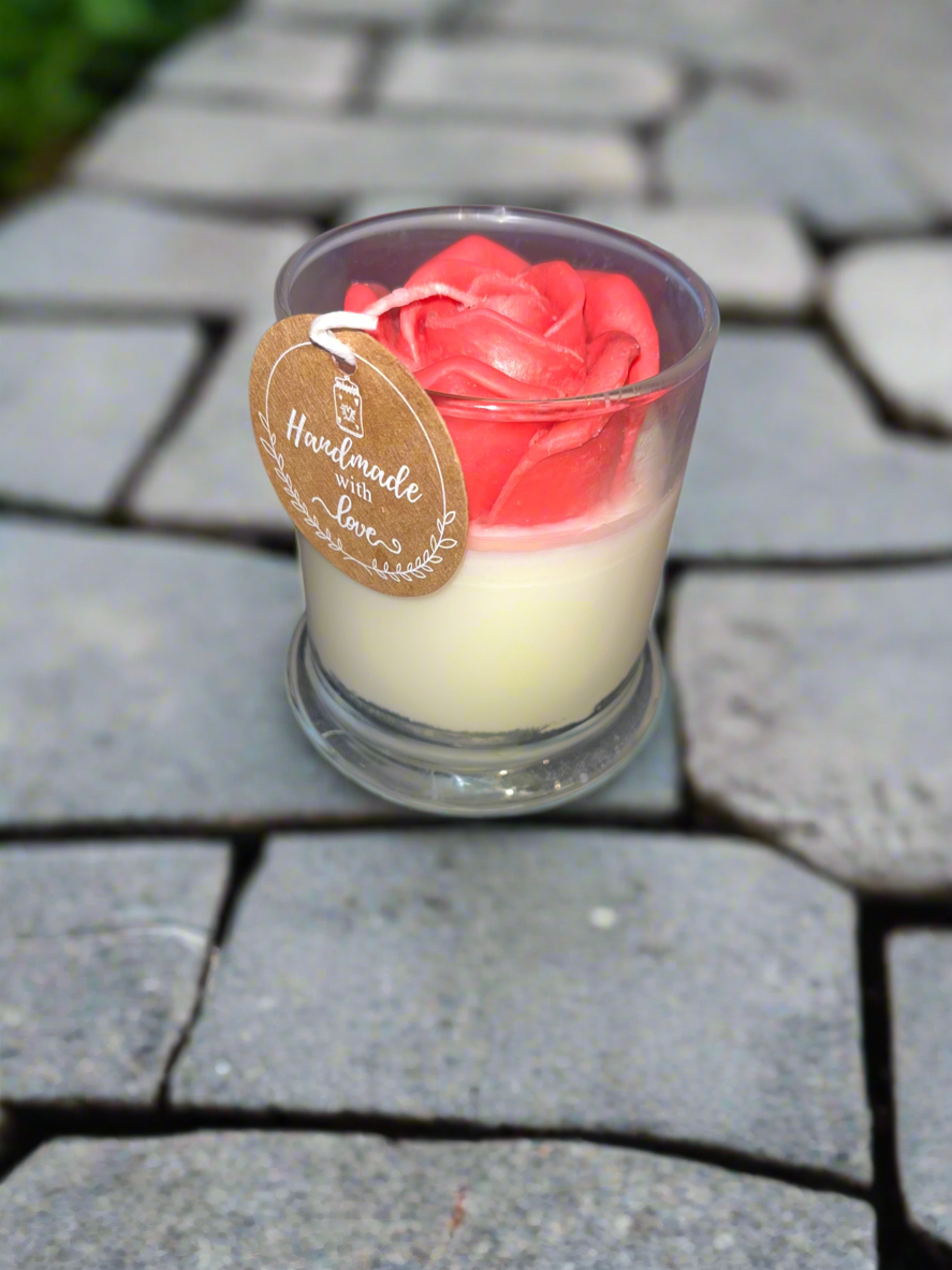 Rose Scented 12oz Soy Candle