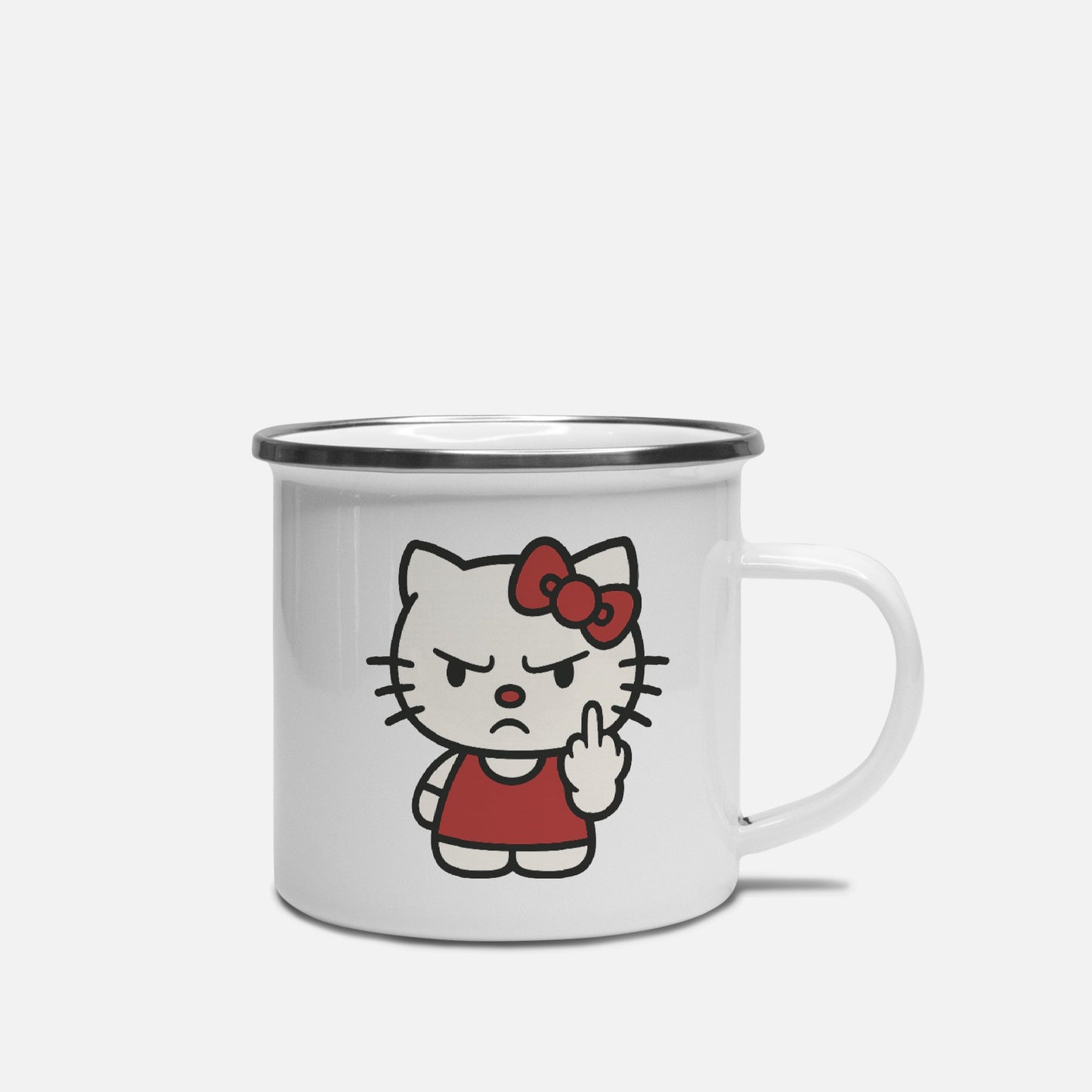 Mean Kitty Camp Mug 10 oz.