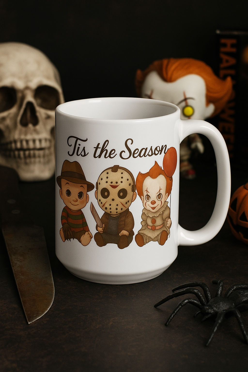 Tis the Season – Horror Baby Mug ☕🎃