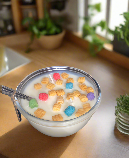 Captain Crunch 12oz Scented Cereal Bowl Soy Candle