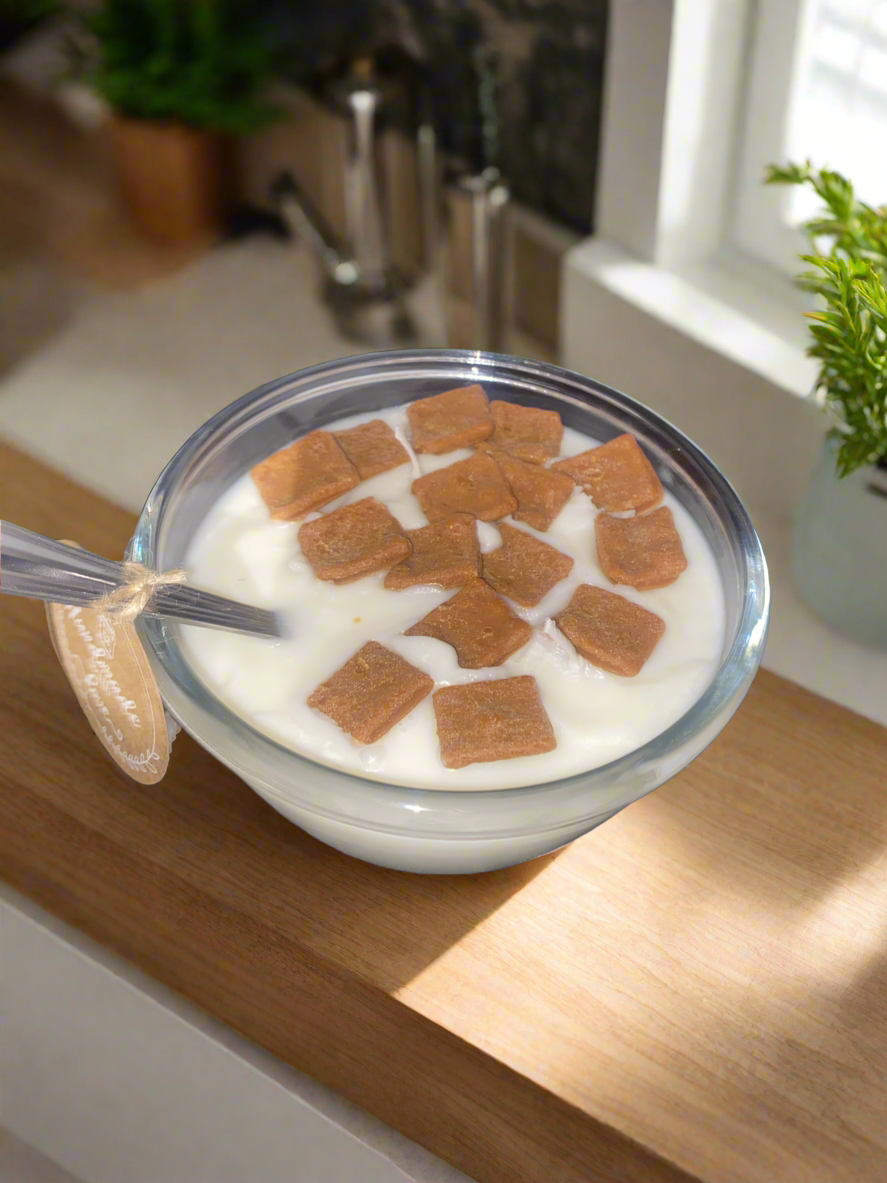 Cinnamon Toast Crunch 12oz Scented Cereal Bowl Soy Candle