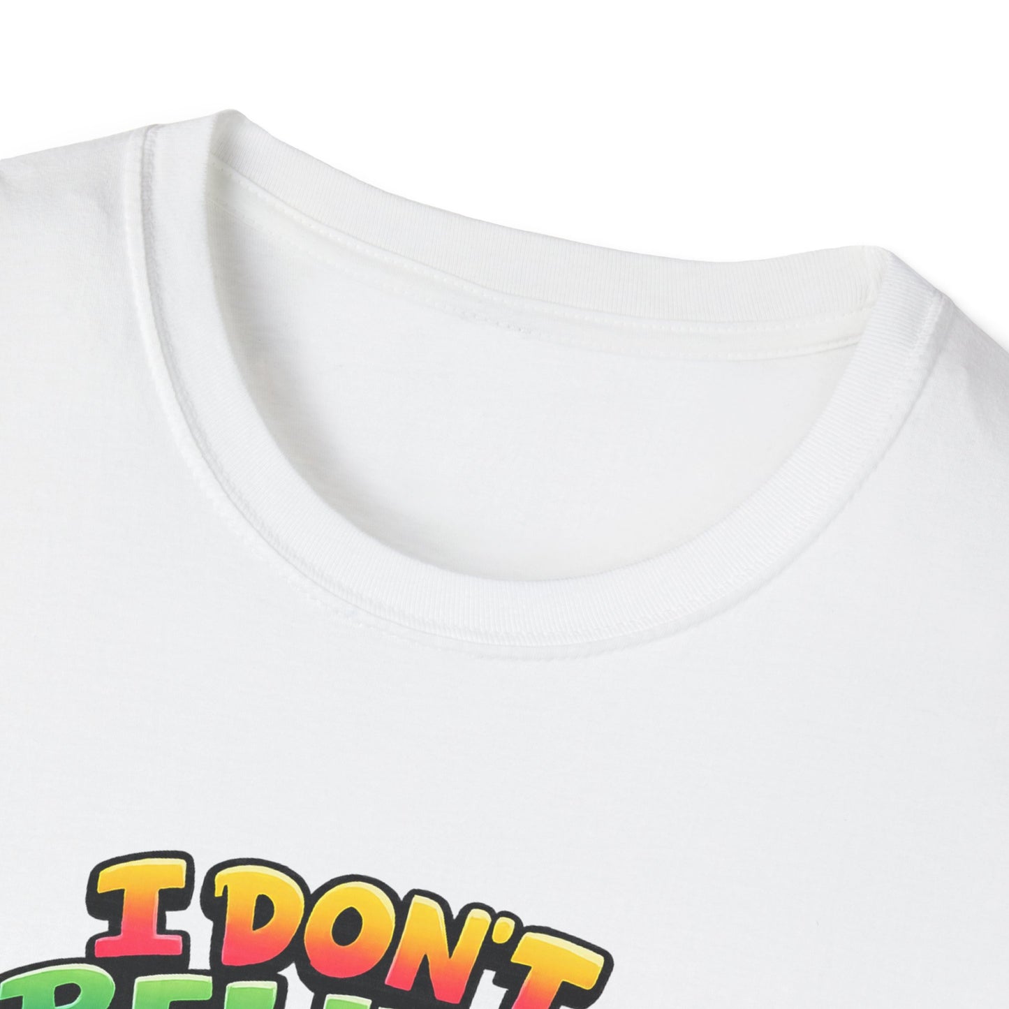 DJ Bunny Graphic T‑Shirt — "I Don’t Believe In You Either, Bitch" Funny Retro Tee