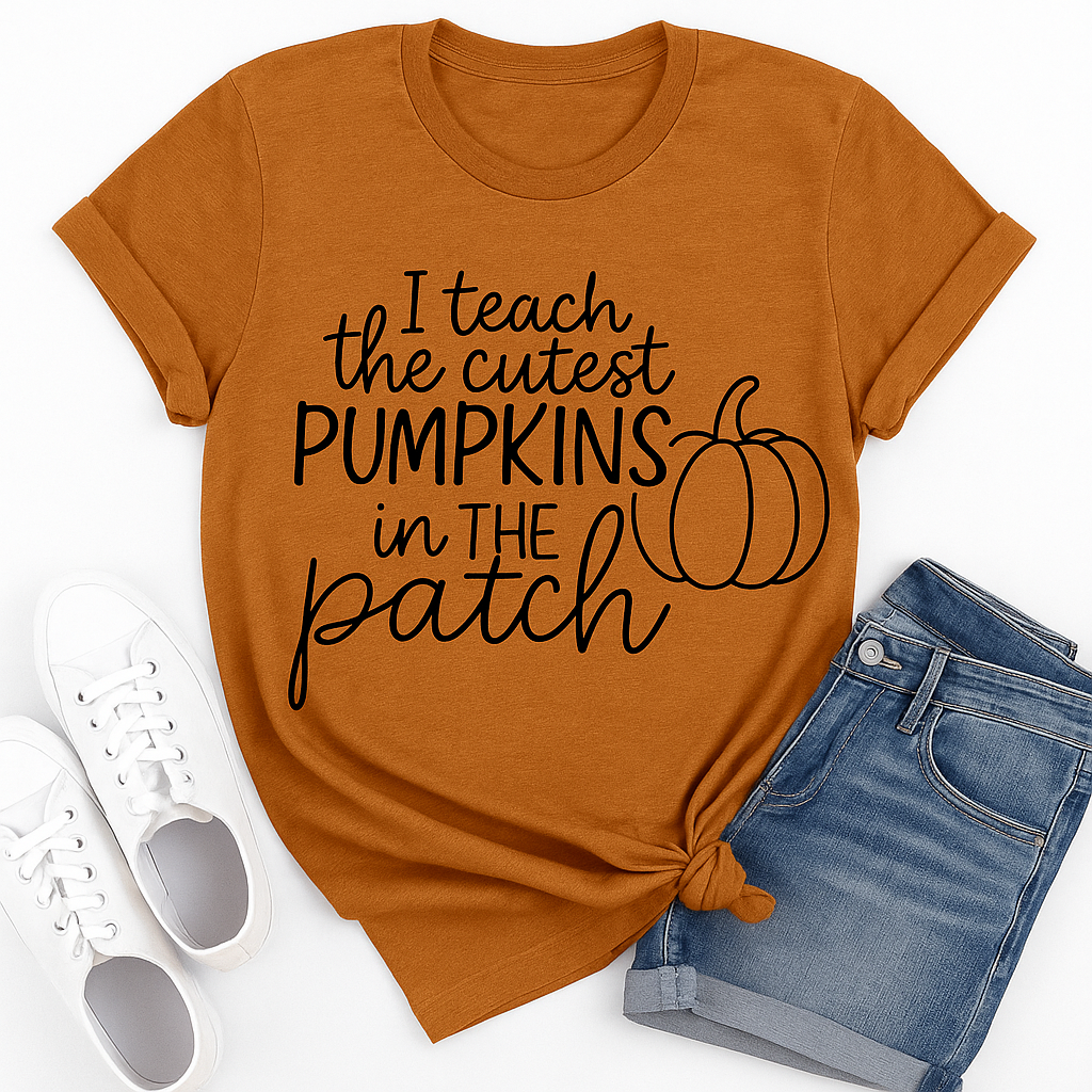 I Teach The Cutest Pumpkins in the Patch Image PNG Digital Instant Download