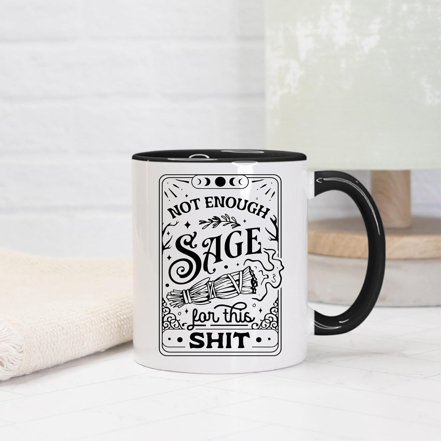 Not Enough Sage for this Shit Tarot Reading Cards Coffee Mug