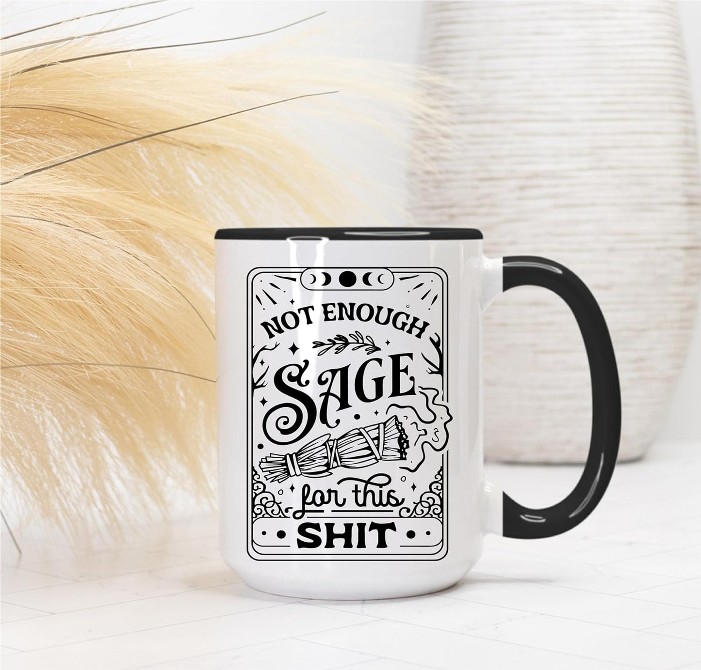 Not Enough Sage for this Shit Tarot Reading Cards Coffee Mug