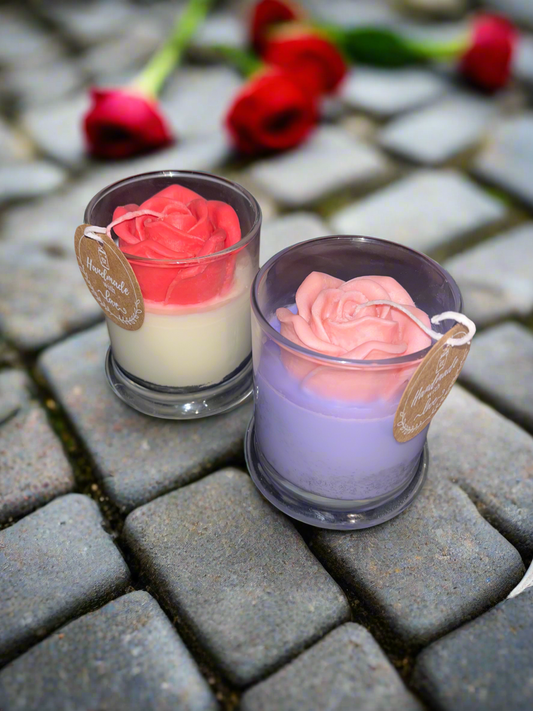 Rose Scented 12oz Soy Candle