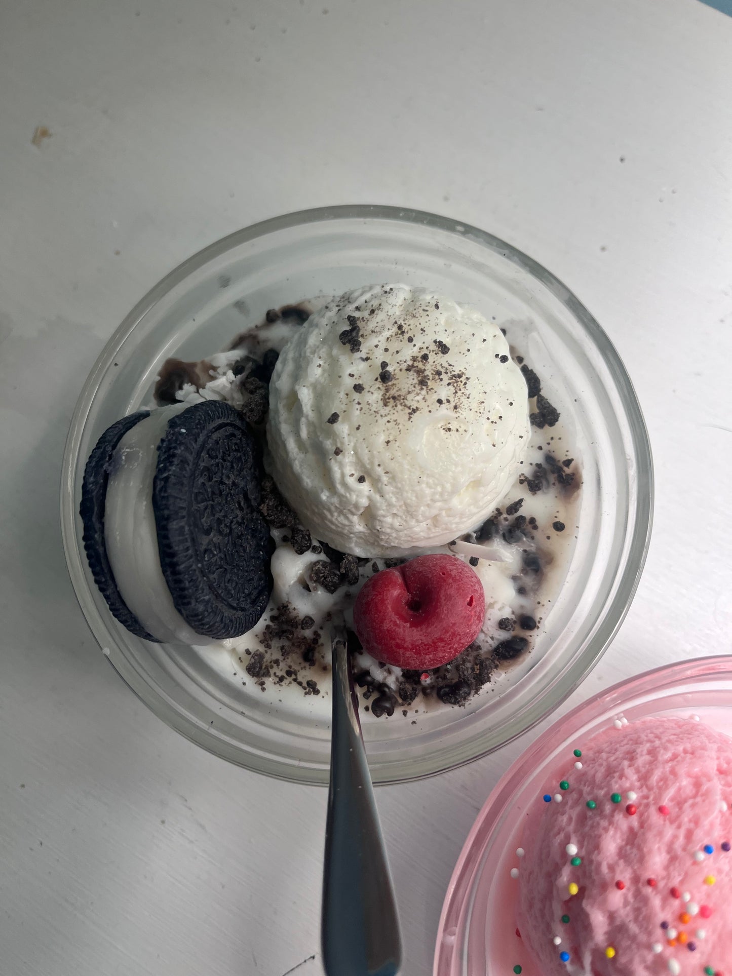 Cookies and Cream Cookie Ice Cream Bowl 8oz Scented Soy Candle