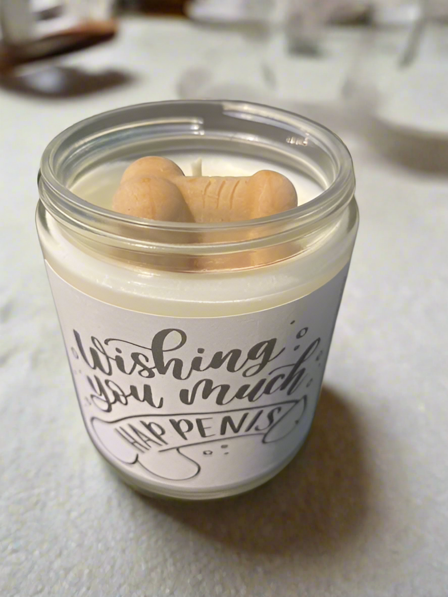 Wishing You Much Happenis Penis Candle