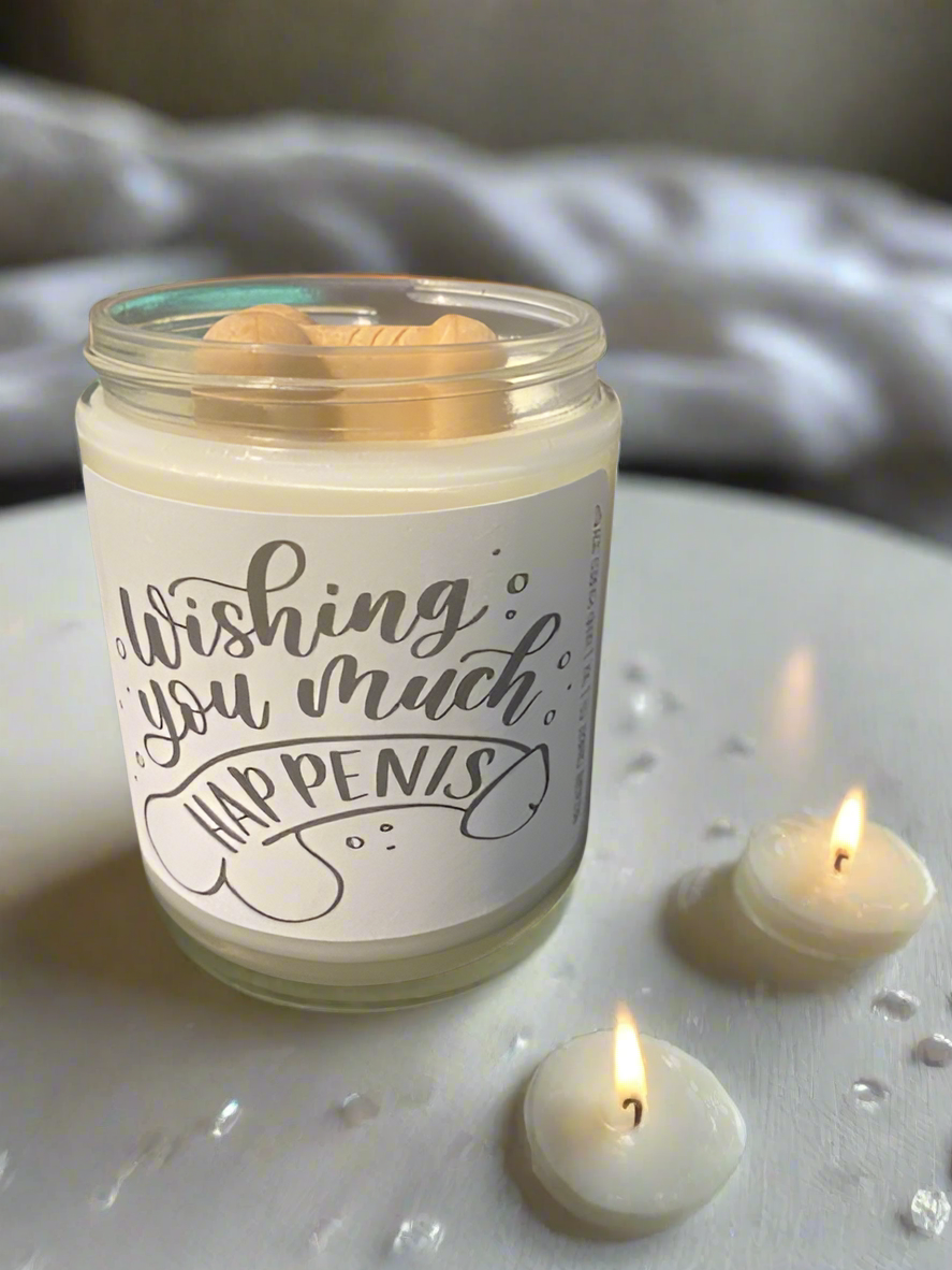 Wishing You Much Happenis Penis Candle