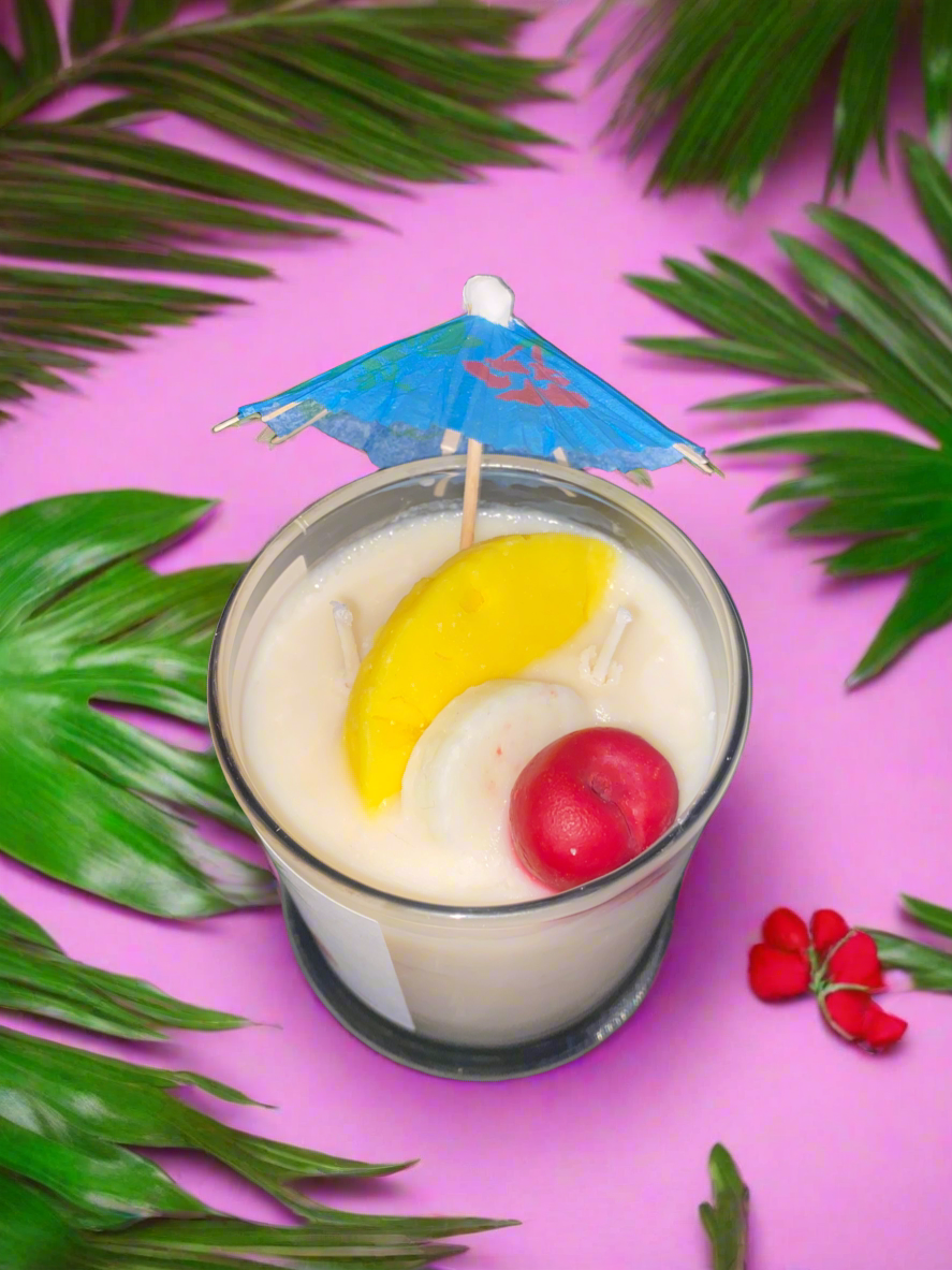 Pina Colada Scented 12 oz Soy Candle