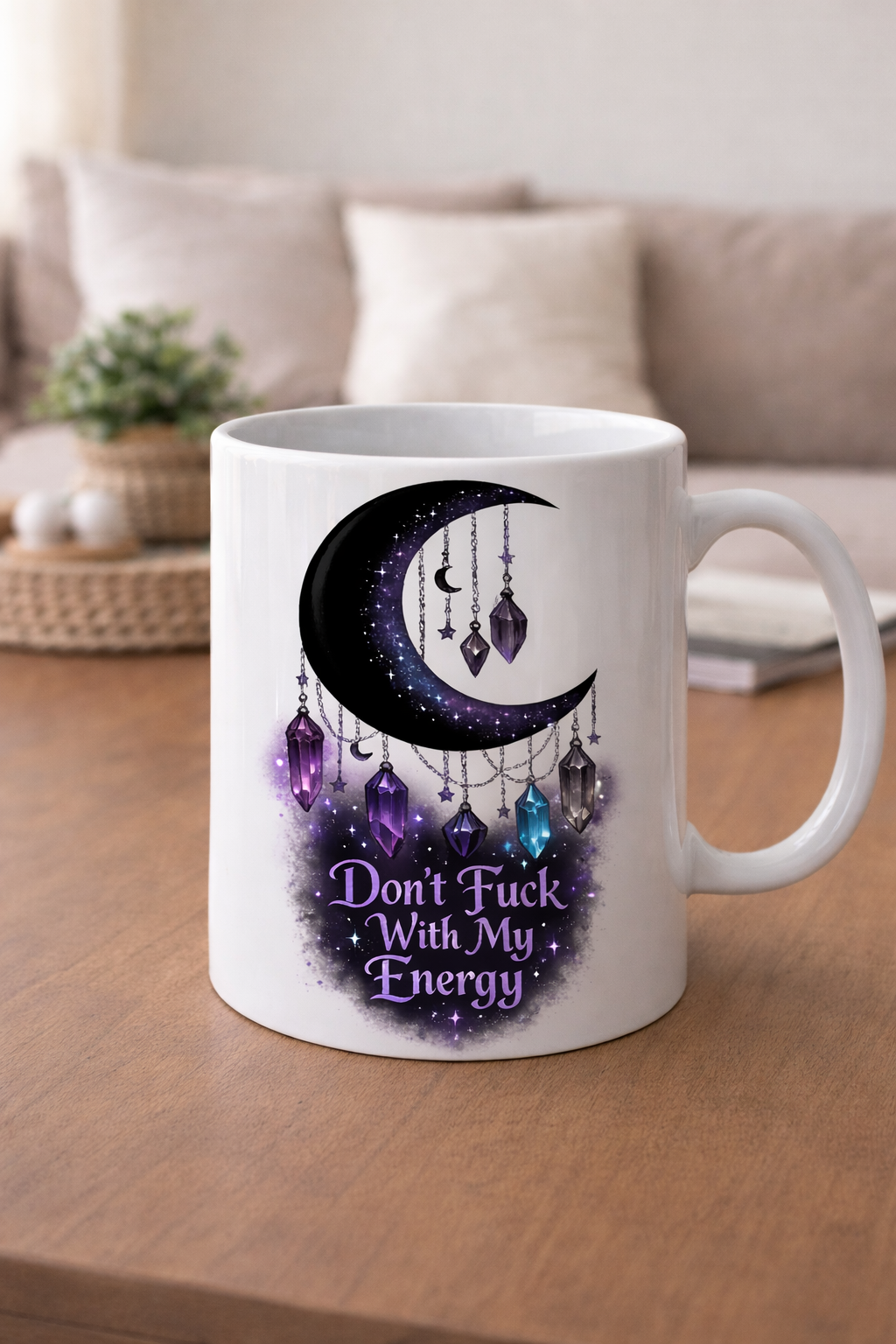 Don’t F*ck With My Energy Mug Protect your peace — one sip at a time.