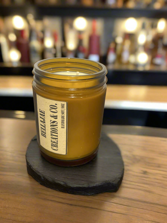 Dad Collection: Leather Scented 9oz Soy Candle
