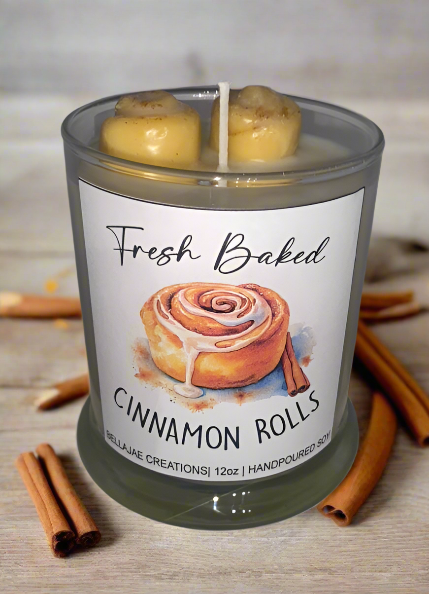 Cinnamon Rolls Scented 12 oz Soy Candle