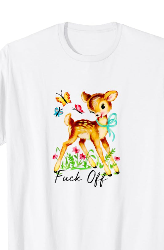 Fuck off Deer Image PNG Digital Instant Download