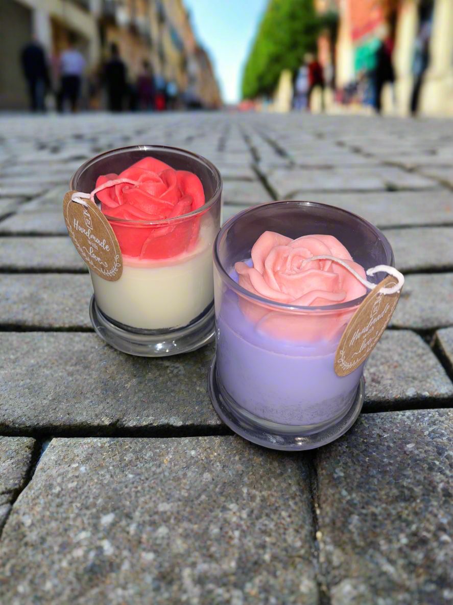 Rose Scented 12oz Soy Candle