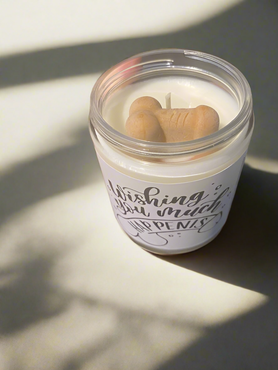 Wishing You Much Happenis Penis Candle