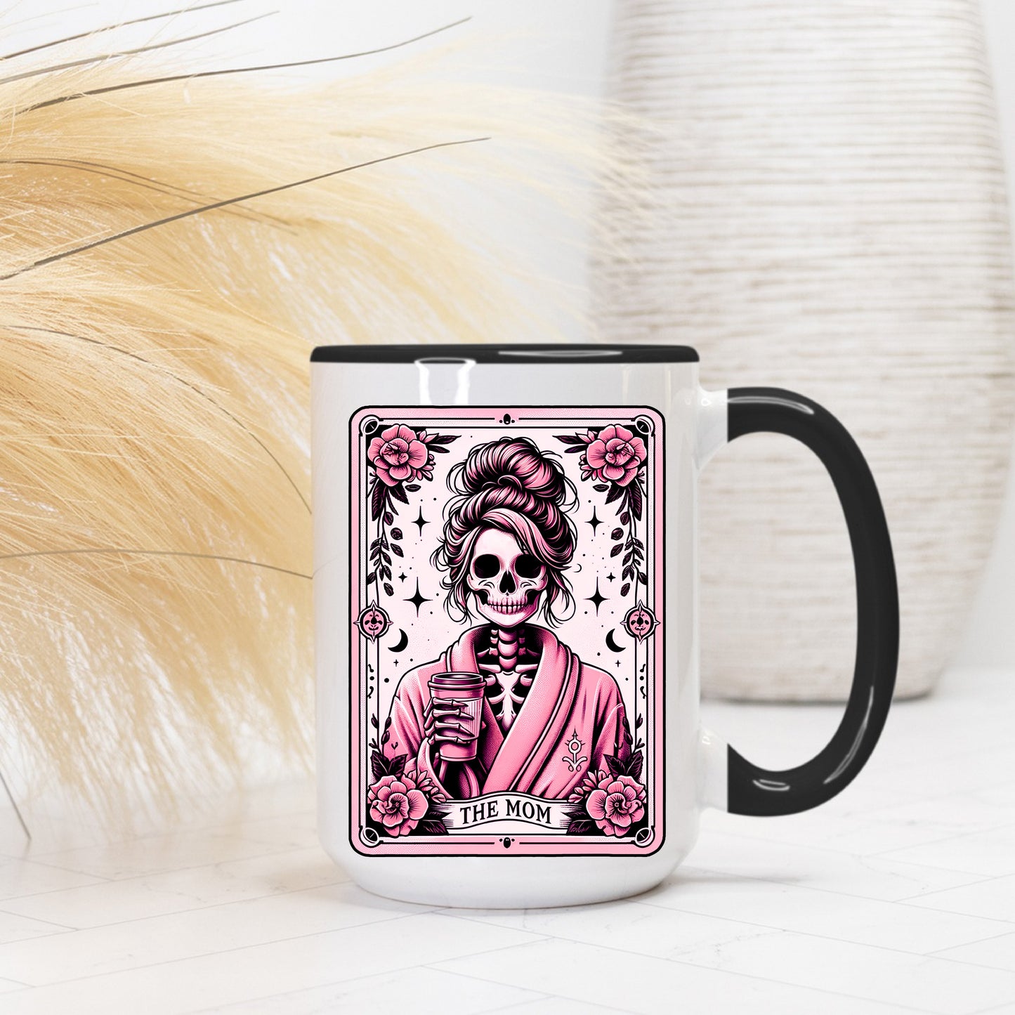 The Mom Skeleton Tarot Reading Cards Coffee Mug