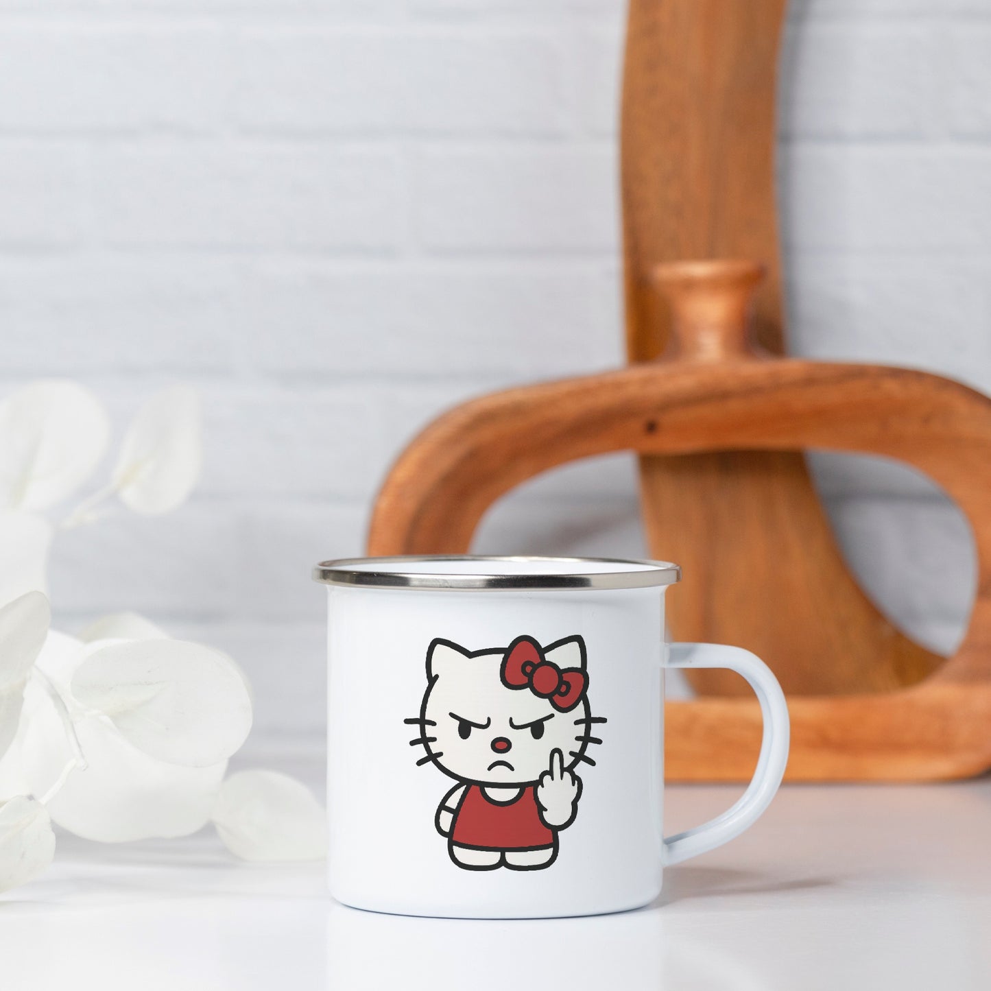 Mean Kitty Camp Mug 10 oz.