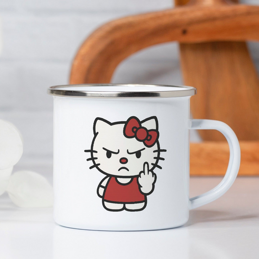 Mean Kitty Camp Mug 10 oz.