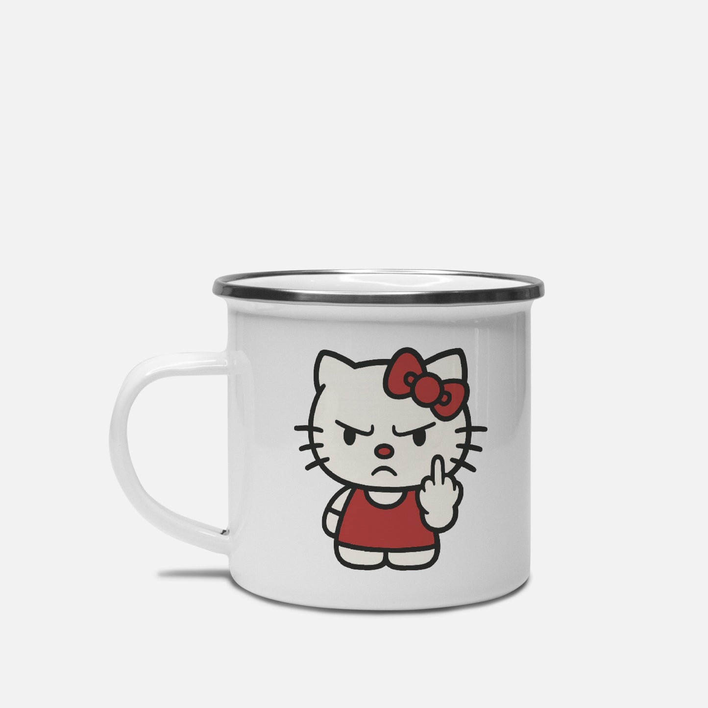 Mean Kitty Camp Mug 10 oz.