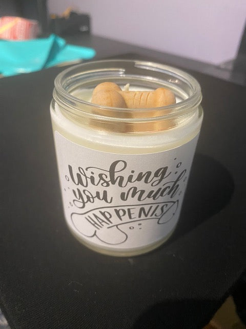 Wishing You Much Happenis Penis Candle